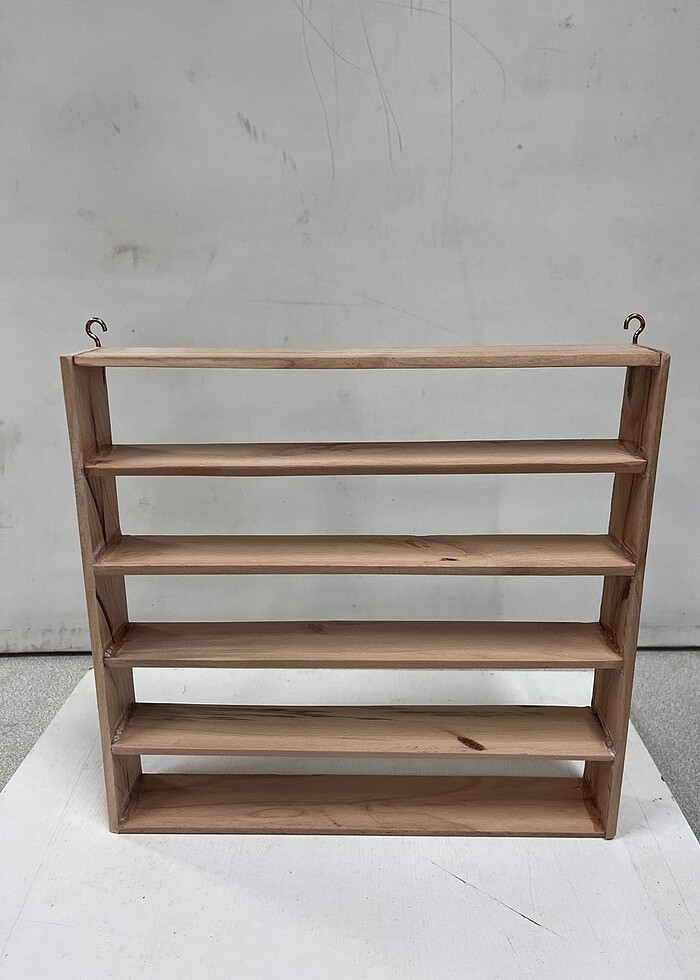 Kayın ahşap stant hard wills standı verniksiz - Görsel 5