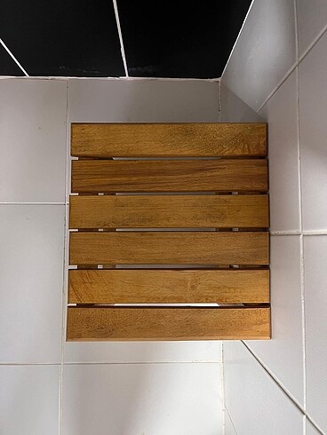  Beden Kayın ahşap banyo tabure