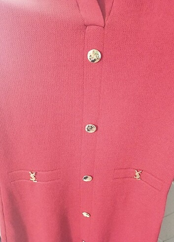 s Beden bordo Renk YSL MARKA TRİKO ELBİSE