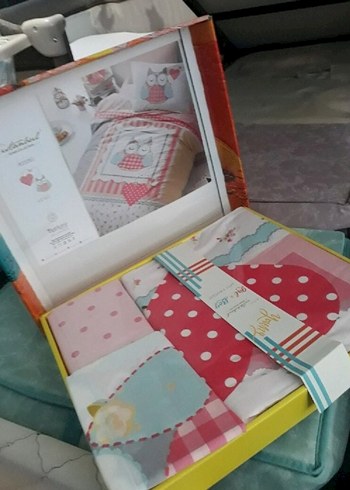 Çocuklar için Çok Renkli Baskılı Pamuklu Uyku Seti