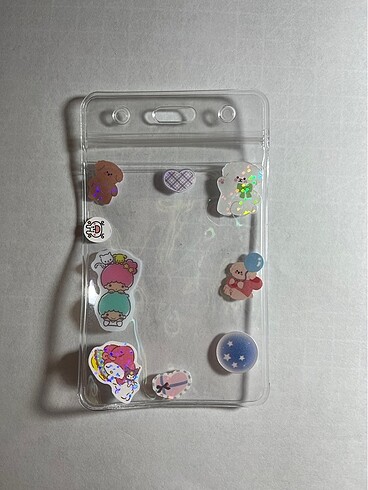 Sticker süslemeli holder