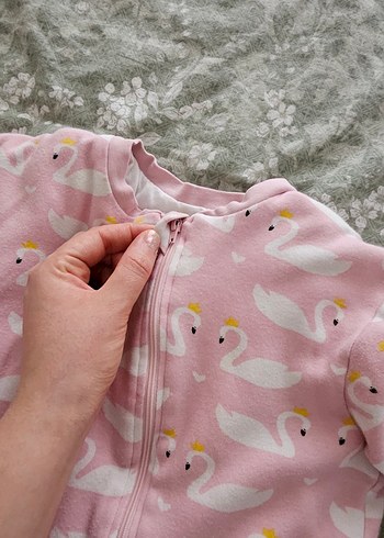 Pastel Baskılı Bebek Polar Uyku Tulumu - Görsel 3