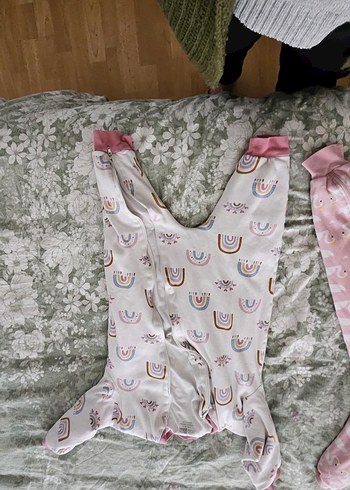 Pastel Baskılı Bebek Polar Uyku Tulumu - Görsel 6