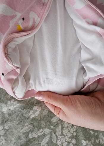 Pastel Baskılı Bebek Polar Uyku Tulumu - Görsel 7