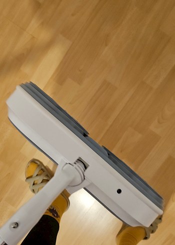 Beyaz Gri Elektrikli Mop +2 Yedek Mop - Görsel 3