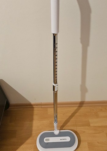 Beyaz Gri Elektrikli Mop +2 Yedek Mop - Görsel 5