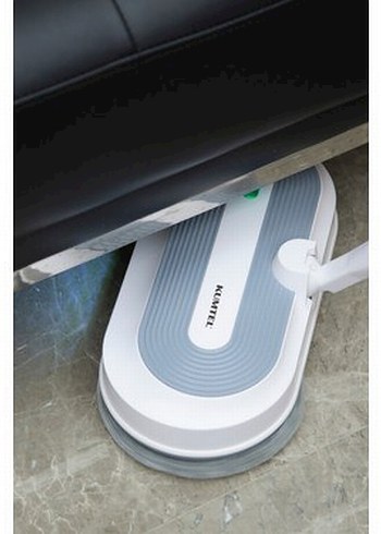 Beyaz Gri Elektrikli Mop +2 Yedek Mop - Görsel 7