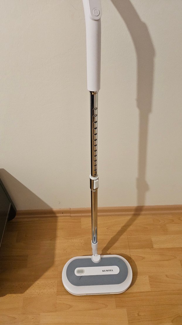 Beyaz Gri Elektrikli Mop +2 Yedek Mop - Görsel 5