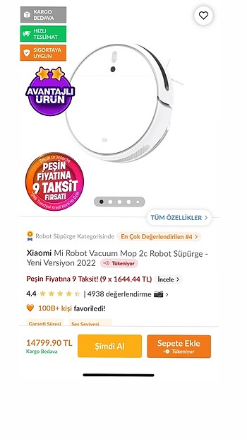 Robot süpürge 