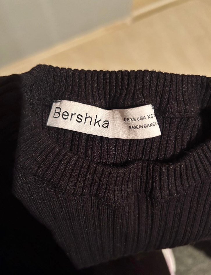 Siyah Mini Gövdeye Oturan Elbise - Görsel 2