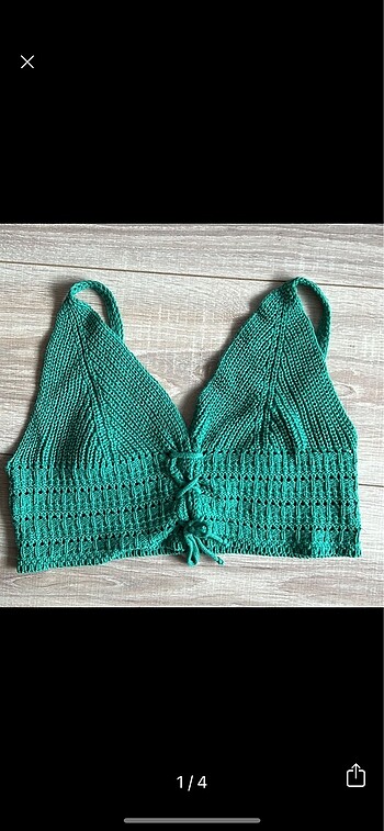 Örgü Crop Top
