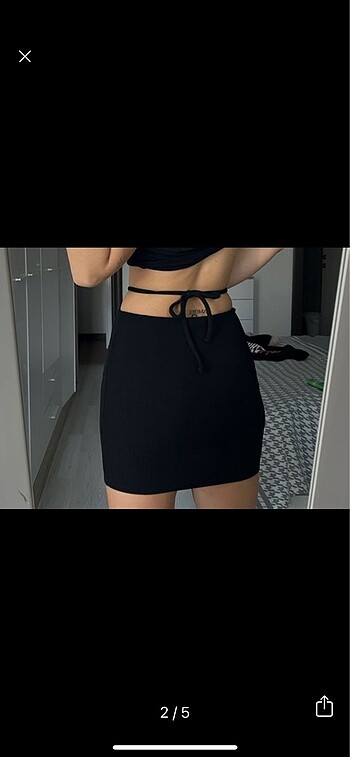 Bershka Kısa Etek