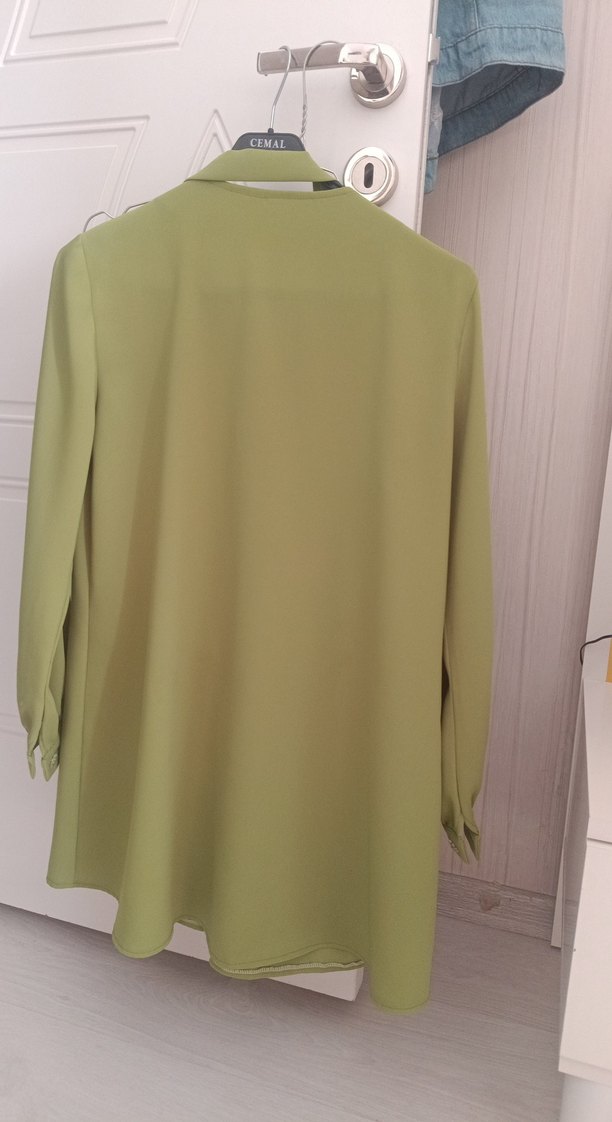 Kadın Haki Uzun Kollu takım özel dikimdir seyyar kemer mevcuttur - Görsel 4