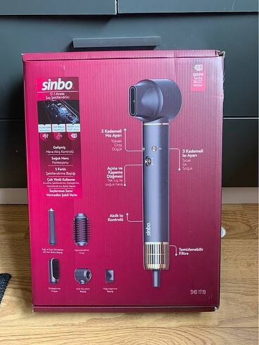 Sinbo Pro Airwrap 5 in 1 (SIFIR)