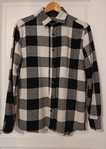 Siyah Ekose Desenli Oduncu Gömlek Erkek Çocuk - Görsel 5