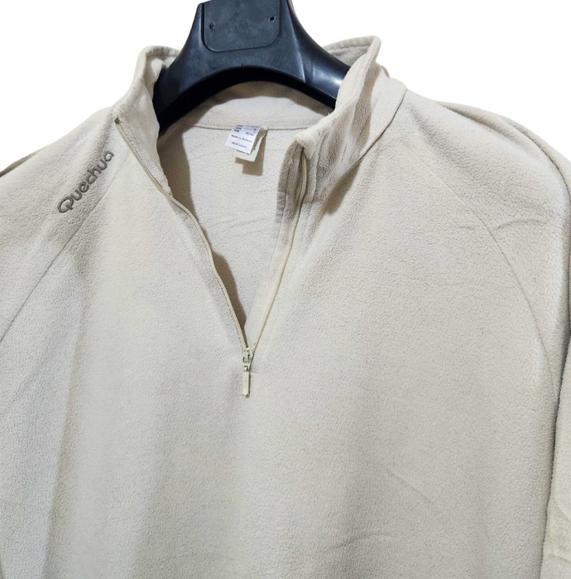 Bej Fermuarlı Erkek Sweatshirt - Görsel 4