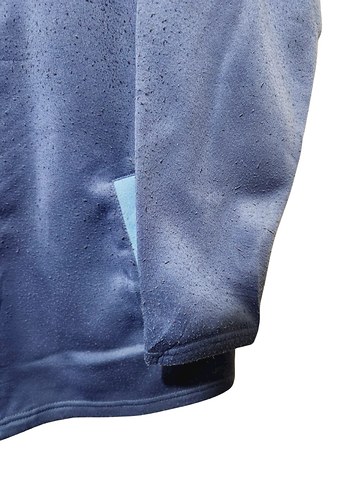 Erkek Mavi Fermuarlı Sweatshirt - Görsel 4