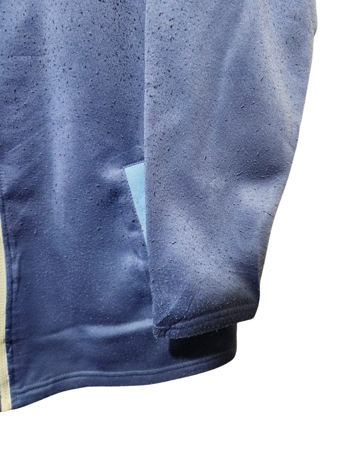 Erkek Mavi Fermuarlı Sweatshirt - Görsel 4