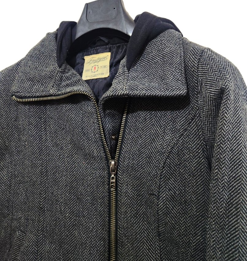 90's Vintage Kapüşonlu Ceket - Görsel 3