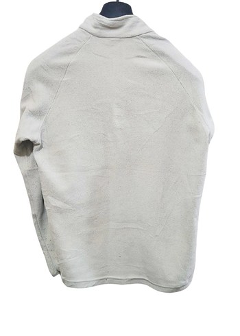 Gri Erkek Yarım Fermuarlı Polar Sweatshirt - Görsel 2