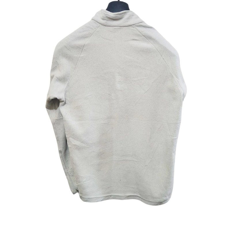 Gri Erkek Yarım Fermuarlı Polar Sweatshirt - Görsel 2