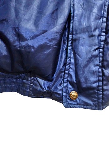 90's Vintage Kaz Tüyü Bomber Çift Taraflı Mont - Görsel 7