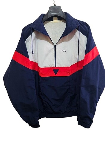 90's Vintage Yarım Fermuar Bomber Mevsimlik 