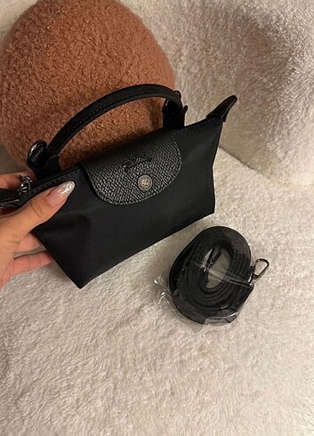 Longchamp Longchamp siyah 0 numara xs çanta