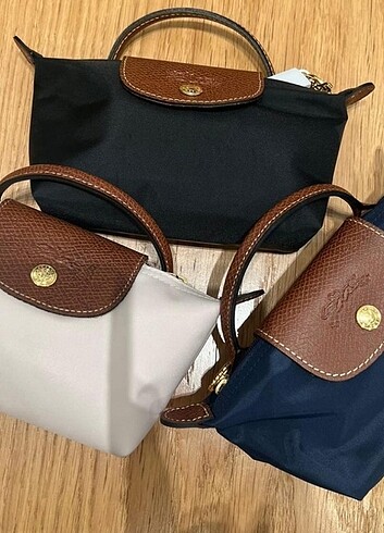 Diğer Longchamp krem 0 numara xs askılı çanta 