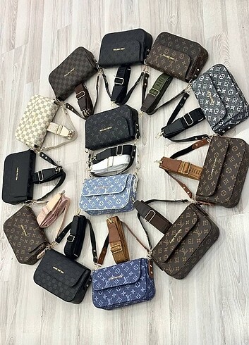 Louis Vuitton Louis Vuitton gri askılı çanta 