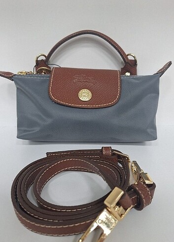Longchamp gri 0 no xs askılı çanta 