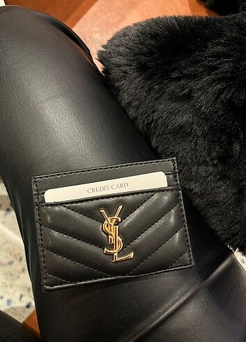 Ysl siyah kartlık kutulu 