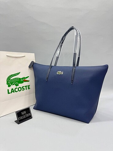 Lacoste Lacoste lacivert büyük kol çantası