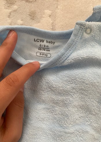 Mavi ve Desenli Bebek Çıtçıtlı Body - Görsel 5