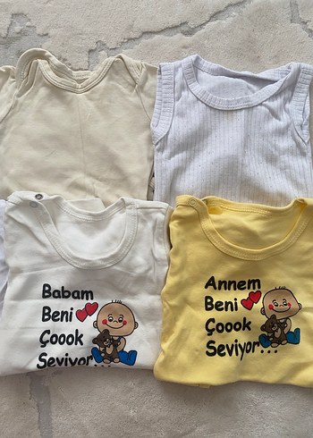 Beyaz Bebek Erkek Çıtçıtlı Kolsuz Body - Görsel 3