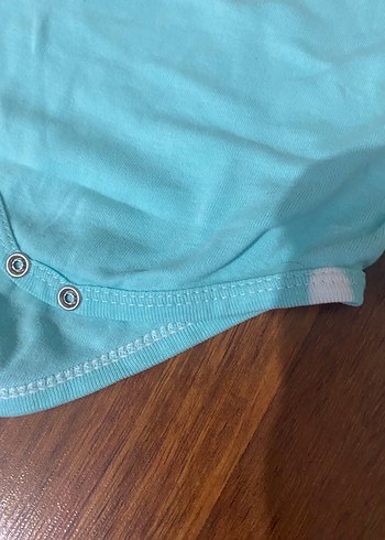 Mavi Kolsuz Bebek Çıtçıtlı Body - Görsel 2
