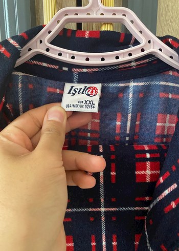 xxl Beden kırmızı Renk Kırmızı Ekoseli Pijama Takımı