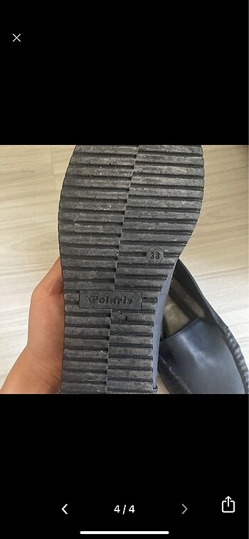 38 Beden siyah Renk Anne ayakkabısı
