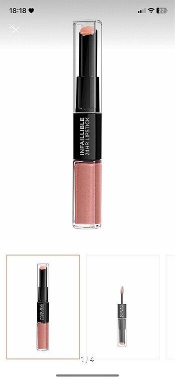 Loreal paris infaillable ruj