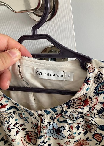 Çiçek Desenli Bohem Midi Elbise - Görsel 2