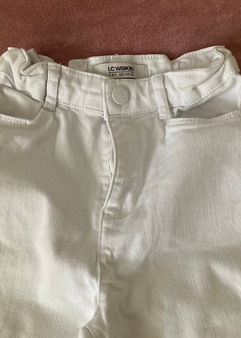 Beyaz Kız Çocuk Pantolonu Regular Fit - Görsel 2