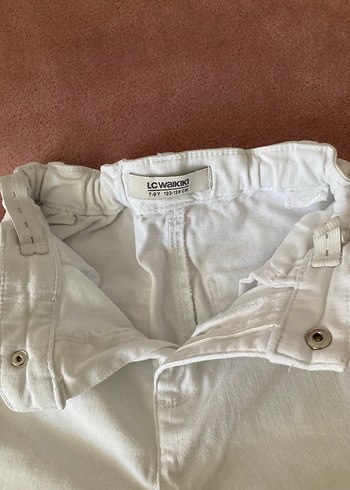 Beyaz Kız Çocuk Pantolonu Regular Fit - Görsel 3