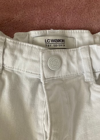 Beyaz Kız Çocuk Pantolonu Regular Fit - Görsel 4