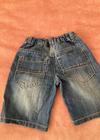 Kız  Çocuk Bol Kesim Denim Şort - Görsel 2