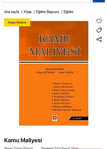 Kamu maliyesi ders kitabı