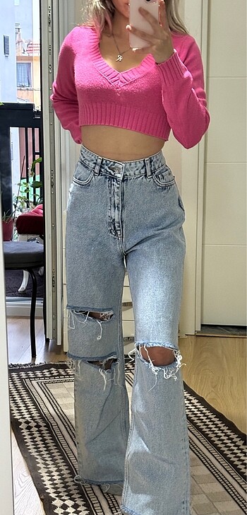 Wide leg jean