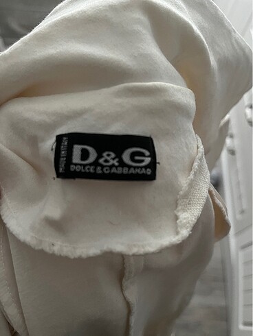 Dolce &Gabbana beyaz ceket