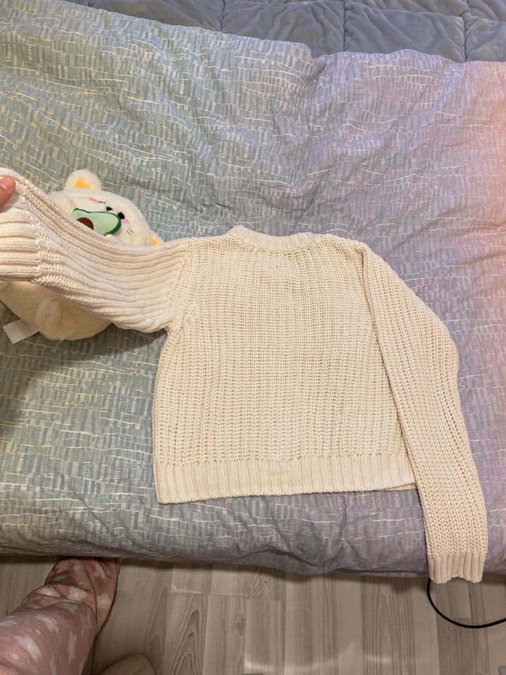 Stradivarius 
 Bej Triko Hırka - Görsel 4