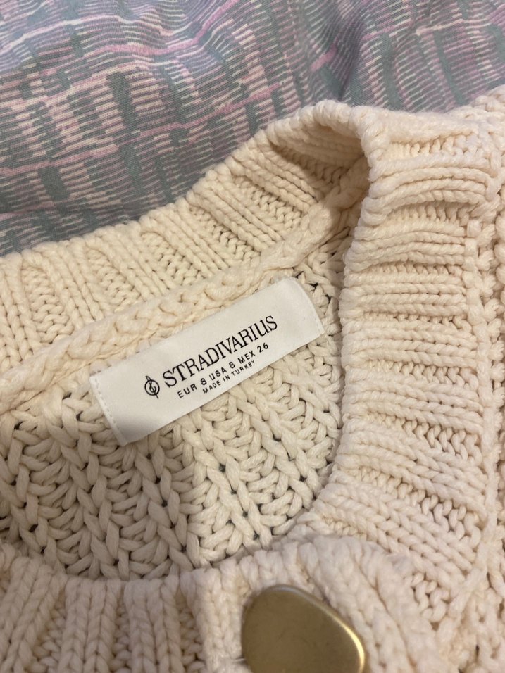 Stradivarius 
 Bej Triko Hırka - Görsel 3