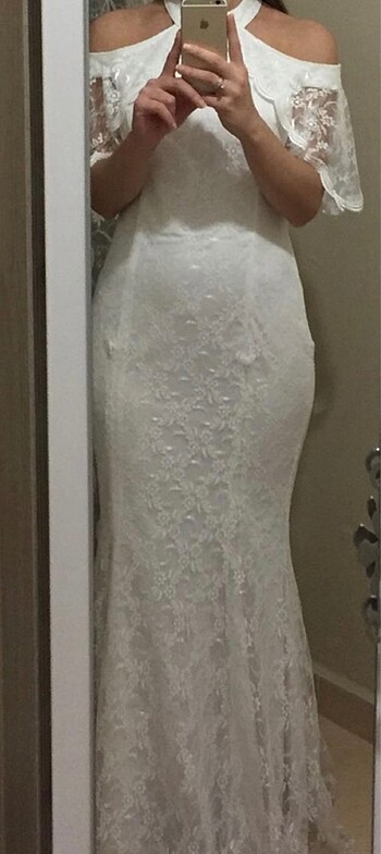 Nikah veya dış çekim elbisesi